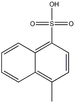 4-Methyl-1-naphthalenesulfonic acid 结构式