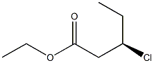 [R,(-)]-3-Chlorovaleric acid ethyl ester 结构式