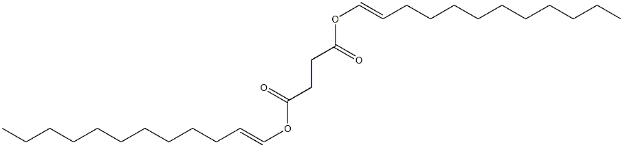 Succinic acid di(1-dodecenyl) ester 结构式