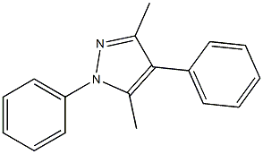 3,5-Dimethyl-1,4-diphenyl-1H-pyrazole 结构式