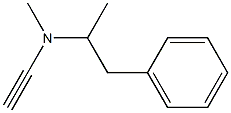 N,1-Dimethyl-2-phenyl-N-ethynylethanamine 结构式