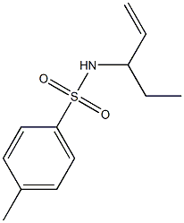 N-(1-Ethyl-2-propenyl)-p-toluenesulfonamide 结构式