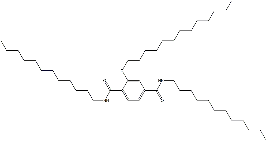 2-(Tridecyloxy)-N,N'-didodecylterephthalamide 结构式