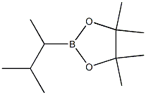 2-(1,2-Dimethylpropyl)-4,4,5,5-tetramethyl-1,3,2-dioxaborolane 结构式