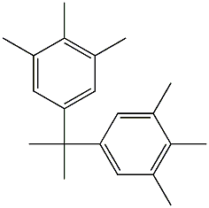 5,5'-Isopropylidenebis(1,2,3-trimethylbenzene) 结构式