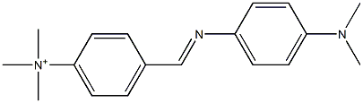 4-[[4-(Dimethylamino)phenyl]iminomethyl]-N,N,N-trimethylbenzenaminium 结构式