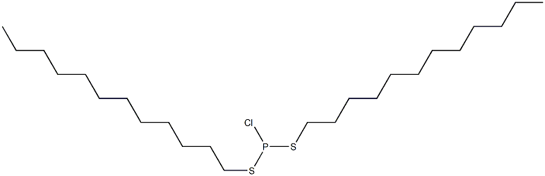 Chlorobis(dodecylthio)phosphine 结构式