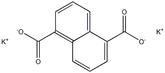 1,5-Naphthalenedicarboxylic acid dipotassium salt 结构式