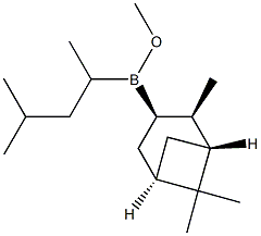 (1,3-Dimethylbutyl)[(1R,2R,3R,5S)-2,6,6-trimethylbicyclo[3.1.1]heptan-3-yl](methoxy)borane 结构式