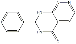 7-Phenyl-7,8-dihydropyrimido[4,5-c]pyridazin-5(6H)-one 结构式