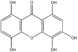 1,3,4,5,8-Pentahydroxy-9H-xanthen-9-one 结构式