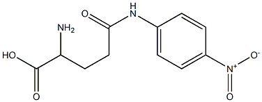 2-Amino-5-[(4-nitrophenyl)amino]-5-oxopentanoic acid 结构式