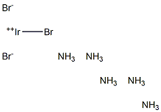 Bromopentammineiridium(III) bromide 结构式