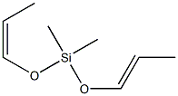 Dimethyl[(Z)-1-propenyloxy][(E)-1-propenyloxy]silane 结构式