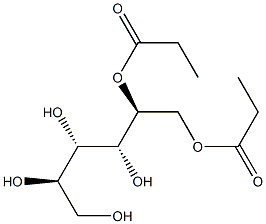 L-Glucitol 5,6-dipropionate 结构式