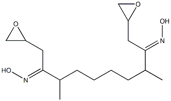 2,2'-[1,6-Dimethyl-1,6-hexanediylbis(oxymethylene)]bis(oxirane) 结构式