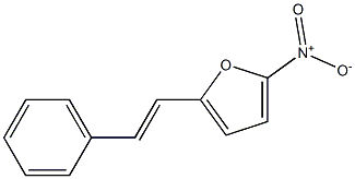 2-Nitro-5-(2-phenylethenyl)furan 结构式