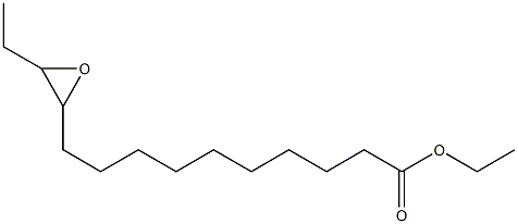 11,12-Epoxymyristic acid ethyl ester 结构式