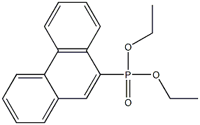 (Phenanthrene-9-yl)phosphonic acid diethyl ester 结构式