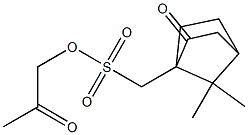 (7,7-Dimethyl-2-oxobicyclo[2.2.1]heptan-1-yl)methanesulfonic acid 2-oxopropyl ester 结构式