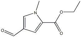 1-Methyl-4-formyl-1H-pyrrole-2-carboxylic acid ethyl ester 结构式