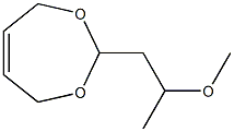 2-(2-Methoxypropyl)-4,7-dihydro-1,3-dioxepin 结构式