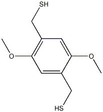 1,4-Dimethoxy-2,5-bis(mercaptomethyl)benzene 结构式