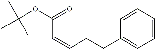 (Z)-5-Phenyl-2-pentenoic acid tert-butyl ester 结构式