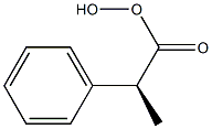 [S,(+)]-2-Phenylperoxypropionic acid 结构式