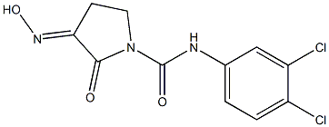 2-Oxo-3-hydroxyimino-N-(3,4-dichlorophenyl)pyrrolidine-1-carboxamide 结构式