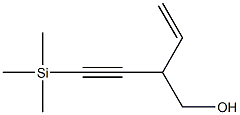 4-(Trimethylsilyl)-2-ethenyl-3-butyn-1-ol 结构式