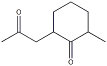 2-Acetonyl-6-methylcyclohexanone 结构式