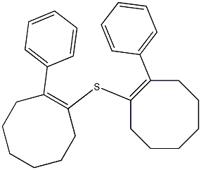 Phenyl(1-cyclooctenyl) sulfide 结构式