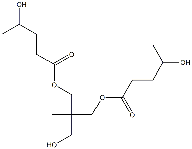 Bis(4-hydroxyvaleric acid)2-(hydroxymethyl)-2-methyl-1,3-propanediyl ester 结构式