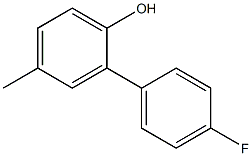 4-Methyl-2-(4-fluorophenyl)phenol 结构式