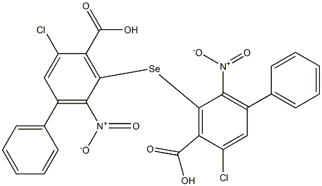 Phenyl(2-nitro-5-chloro-6-carboxyphenyl) selenide 结构式
