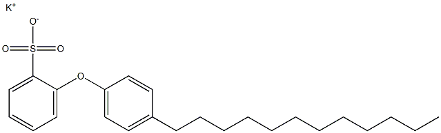 2-(4-Dodecylphenoxy)benzenesulfonic acid potassium salt 结构式