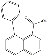 8-(Phenyl)-1-naphthoic acid 结构式