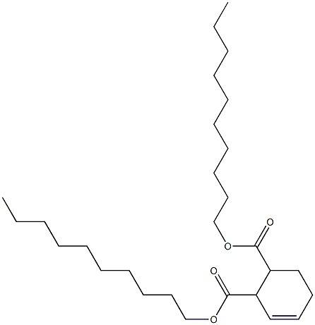 5-Cyclohexene-1,2-dicarboxylic acid didecyl ester 结构式