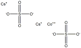 Cesium cobalt(II) sulfate 结构式