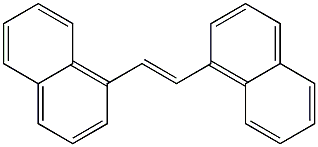 (E)-1,2-Bis(1-naphtyl)ethene 结构式