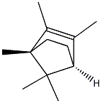 (1R,4S)-1,2,3,7,7-Pentamethylbicyclo[2.2.1]hept-2-ene 结构式