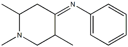 1,2,5-Trimethyl-4-(phenylimino)piperidine 结构式