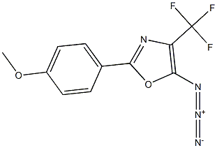 4-(Trifluoromethyl)-2-(4-methoxyphenyl)-5-azidooxazole 结构式