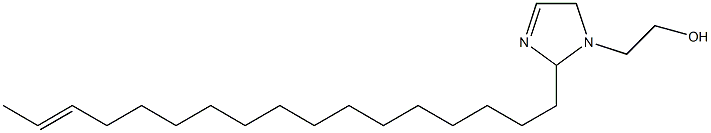 2-(15-Heptadecenyl)-3-imidazoline-1-ethanol 结构式