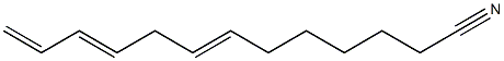 7,10,12-Tridecatrienenitrile 结构式