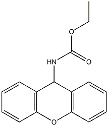 (9H-Xanthene-9-yl)carbamic acid ethyl ester 结构式