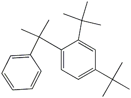 2-(2,4-Di-tert-butylphenyl)-2-phenylpropane 结构式