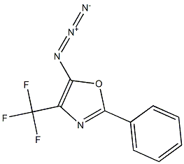4-(Trifluoromethyl)-2-phenyl-5-azidooxazole 结构式