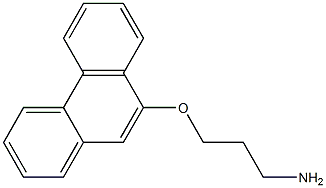 3-[(Phenanthren-9-yl)oxy]propan-1-amine 结构式